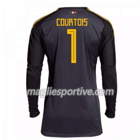 Completo Calcio Belgio Courtois 1 Portiere Divisa Prima Mondiali 2018